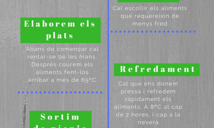 Infogràfic amb petits consells per anar de pícnic